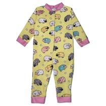 Macacão Roupa de Bebê Soft Quentinho Para Frio Colorido Fofo Estampa Colorida Inverno Menina Confortável Pijama Macacão Roupa de Bebê Soft Quentinho Para Frio Colorido Fofo Estampa Colorida Inverno Menina Confortável Pijama