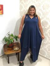 Macacão Saruel Vestido c/Capuz 2em1