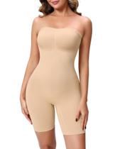 Macacão Shapewear HEPOE Full Tummy Control sem alças para mulheres Macacão Shapewear HEPOE Full Tummy Control sem alças para mulheres