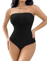 Macacão Shapewear SheBuddy feminino Tummy Control sem alças