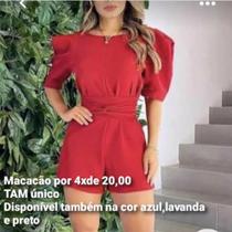 Macacão short divino Macacão short divino