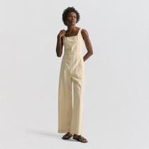 Macacão Shoulder Pantalona Pespontado