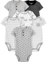 Macacão Simple Joys da Carter's Baby Boys 18 meses, pacote com 6 Macacão Simple Joys da Carter's Baby Boys 18 meses, pacote com 6