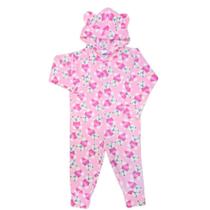 Macacão Soft Bebê Menina com Capuz e Estampas Sortidas