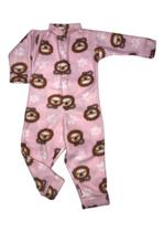 Macacão Soft Bebê Menina Quentinho e Confortável