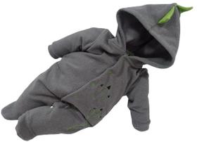 Macacão Soft Bebê Menino Zafielo Inverno Capuz Dino Ref 539