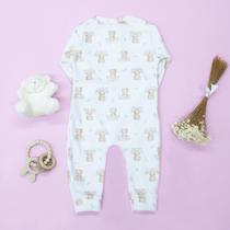 Macacão Soft com Zíper Bebê Confortável e Prático para Noites Tranquilas Ursa Macacão Soft com Zíper Bebê Confortável e Prático para Noites Tranquilas Ursa