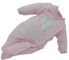 Macacão Soft Longo Bebê Menina Bordado Letut / Paraiso 11968 Macacão Soft Longo Bebê Menina Bordado Letut / Paraiso 11968