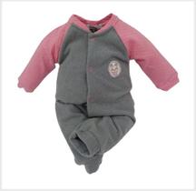 Macacão Soft Luxo Bebê Menina Pettenati Inverno Zafielo 577