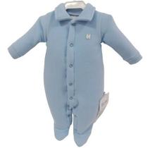 Macacão Soft Luxo Bebê Menino Paraiso Inverno Enxoval 11584