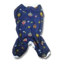 Macacão Soft para Cães Lavipet - Azul Estampado - Tamanho 3 Macacão Soft para Cães Lavipet - Azul Estampado - Tamanho 3