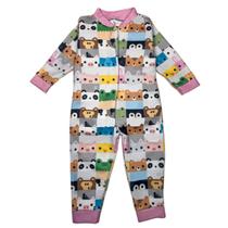 Macacão Soft Pijama Menina Infantil Inverno Longo Bebe Lindo Manga Longa Colorido Quentinho Dias Frios