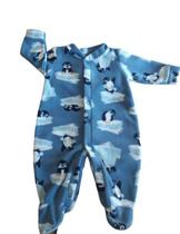 Macacão Soft Pinguins com Pezinho Macacão Soft Pinguins com Pezinho