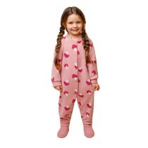 Macacão Soft Rosê Cogumelos Infantil - Dedeka Tamanho:1T