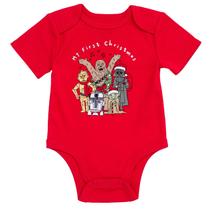 Macacão STAR WARS My First Christmas Red 0-3 meses