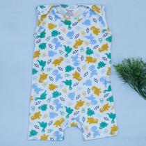 Macacão Summer Malha Suave Antialérgico Confortável e Prático para o Verão Dino Macacão Summer Malha Suave Antialérgico Confortável e Prático para o Verão Dino