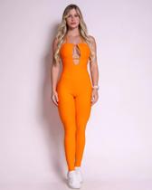 Macacão tamanho único Empina Frente Única laranja