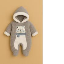 Macacão ted bebê quentinho inverno