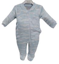 Macacão Térmico Bebê Menino Inverno Bordado Paraiso 14530 Macacão Térmico Bebê Menino Inverno Bordado Paraiso 14530