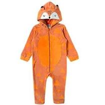 Macacão tip top bebe bichinho laranja raposa 0523