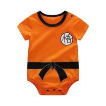 Macacão Triangular De Algodão Para Bebês Meninos 0-18 Meses Manga Curta Fantasia De Desenho Animado Macacão Triangular De Algodão Para Bebês Meninos 0-18 Meses Manga Curta Fantasia De Desenho Animado