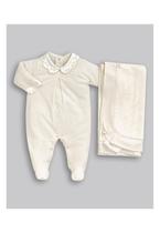 Macacão Tricot Bordado Bebe Menina Anjos Baby Macacão Tricot Bordado Bebe Menina Anjos Baby