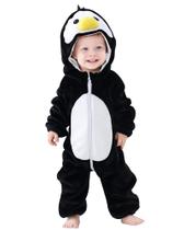 Macacão unissex de flanela de inverno com capuz para bebês Romper MICHLEY 12-18M Macacão unissex de flanela de inverno com capuz para bebês Romper MICHLEY 12-18M