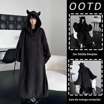 Macacão Unissex De Outono Inverno Acolchoado E Grosso Com Bordado De Letras Para Casa/Pijama