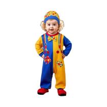 Macacão Unissex Para Bebês Meninos E Meninas Recém-Nascidos De 0 a 18 Meses, Fantasia De Palhaço Com