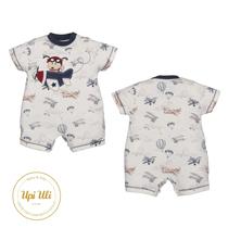 Macacão verão upi uli aviador menino suedini Macacão verão upi uli aviador menino suedini