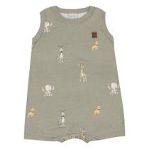 Macacao Verde Bebê Pulla Bulla Menino - 53258-1347 Macacao Verde Bebê Pulla Bulla Menino - 53258-1347