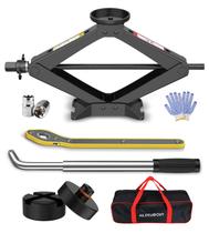 Macaco Automotivo ALIXUEQIN 2,5 Toneladas para Tesla Model 3/Y/S/X com Kit Macaco Automotivo ALIXUEQIN 2,5 Toneladas para Tesla Model 3/Y/S/X com Kit