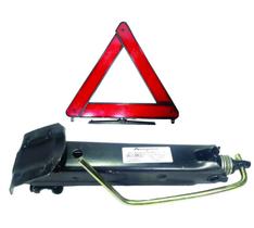 Macaco Automotivo Joelho Universal 600 Kg + triângulo