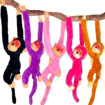 Macaco Braço Longo Macaquinho De Pelúcia Com Som E Luz