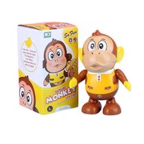 Macaco Brinquedo Infantil Som Luz Movimentos Interativo - Mundial
