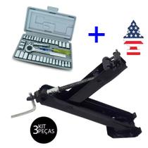 Macaco Carro Joelho 600 kg Chave Soquete Catraca Cheirinho