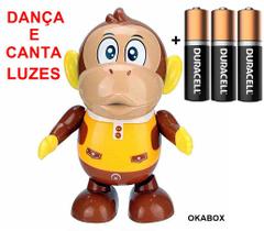 Macaco Dançarino Duracell Brinquedo Musical C/ Luz E Som