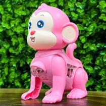 Macaco de Brinquedo com LED e Som - Perfeito para Desenvolvimento Infantil