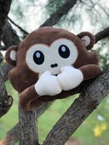 Macaco de pelúcia 30 cm almofadatravesseiro Infantil Não Falo Decoração - Pedrinho Enxovais