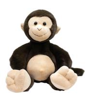 Macaco De Pelúcia Marrom 32cm Sentado TDH6117C - Fofy Toys