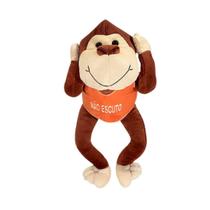 Macaco De Pelúcia Não Escuto 40cm Antialérgico - Rei Pets