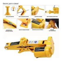 Macaco Elétrico, Compressor, Chave Impacto, Para Carro 12v