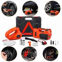 Macaco Elétrico Hidráulico 12V 5 Toneladas 1800W Kit Automotivo Chave de Impacto Compressor Maleta Carregador Macaco Elétrico Hidráulico 12V 5 Toneladas 1800W Kit Automotivo Chave de Impacto Compressor Maleta Carregador