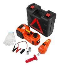 Macaco Elétrico Hidráulico 6 Em 1 Com Cheve De Impacto 12v