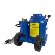 Macaco Garrafa Hidropneumático 50 Toneladas Profissional para Caminhão Ônibus Máquinas Pesadas Elevação Pneumática Oficina