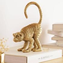 Macaco Gold em Resina - 22cm Macaco Gold em Resina - 22cm