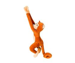 Macaco Heitor G caramelo de pelúcia 51cm - Anjos Baby Toys