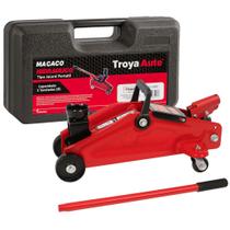 Macaco Hidráulico Automotivo Tipo Jacarézinho Portátil 2 Toneladas Universal Com Maleta 2ton