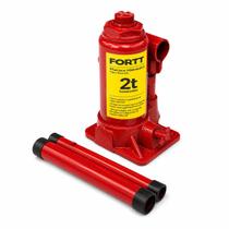 Macaco Hidráulico Garrafa 2 Ton Fortt Vermelho Com Alavanca MHG001 Macaco Hidráulico Garrafa 2 Ton Fortt Vermelho Com Alavanca MHG001