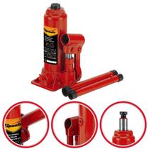 Macaco Hidráulico Garrafa 3 Toneladas Sparta Profissional 3t Carro Automotivo 3 ton 180 a 340mm Pneu